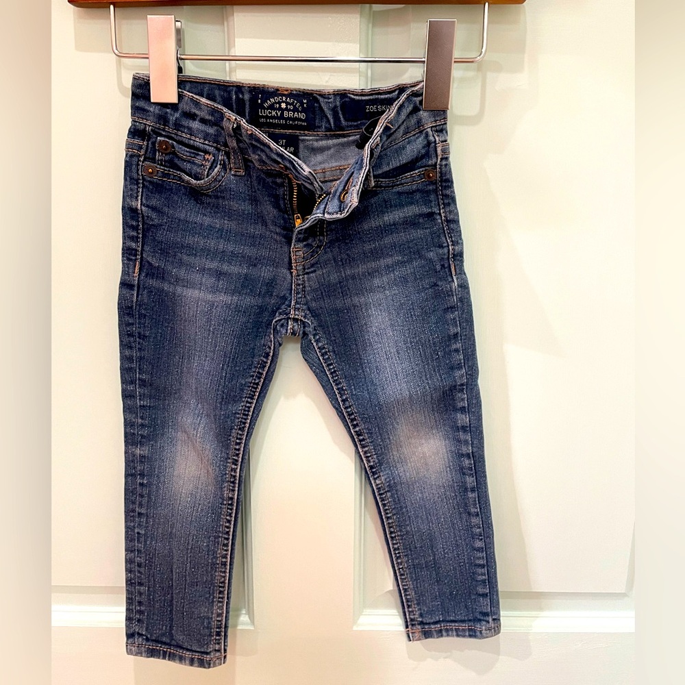 EUC Lucky Brand Zoe Skinny jegging in size 3T